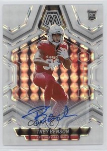 2024 Panini Mosaic Rookies Mosaic Prizm Auto Trey Benson #360 Rookie Auto RC