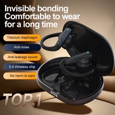 Bluetooth Headset 5.4 TWS Earphones Earbuds Stereo EarHook for iPhone 17 Samsung