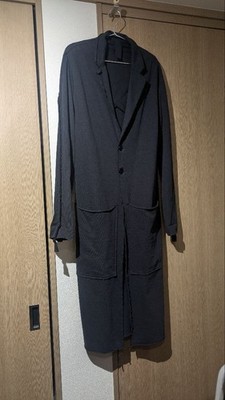 THOM KROM Heavy Jersey Long Coat Men's XS (SS) - Stylish Outerwear
