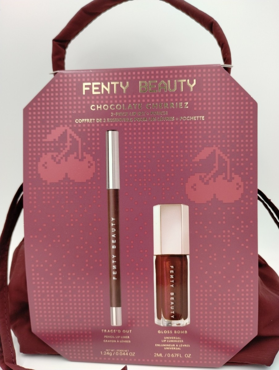 Fenty Chocolate Cherriez Set Cherry Amor Gloss, Brown'd Out