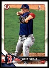 Durbin Feltman 2018 Bowman Draft #BD-33 Red Sox MLB READ FREE SHIP AutographDen