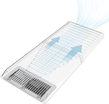 Magnetic Vent Extender for under Furniture, Air Vent Deflector for Metal Floor R
