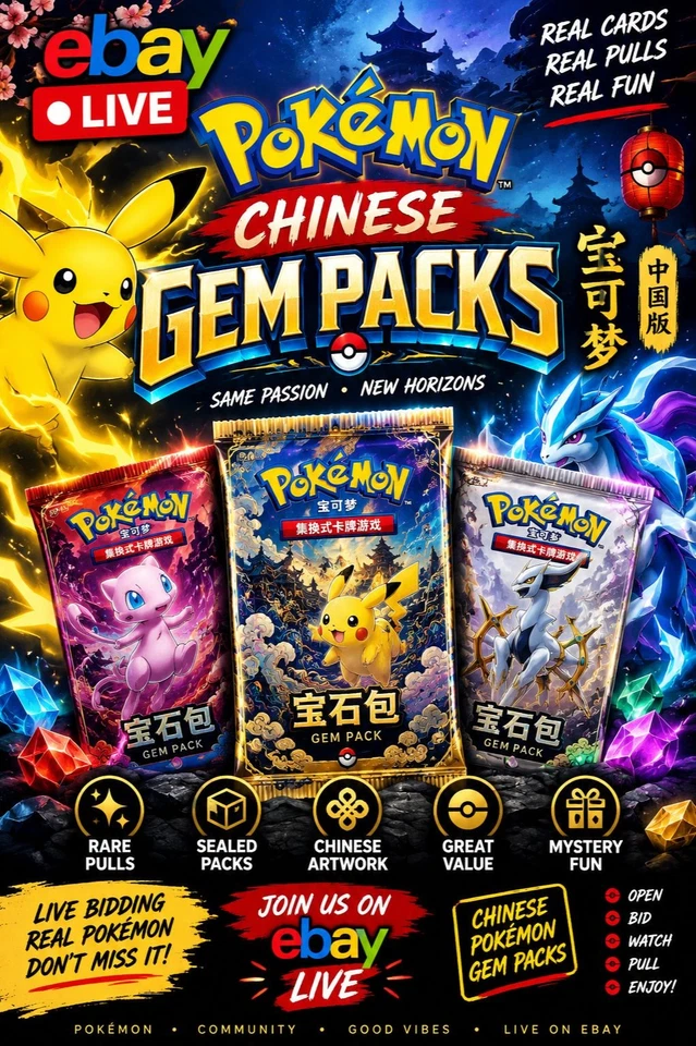 Chinese gem packs and more