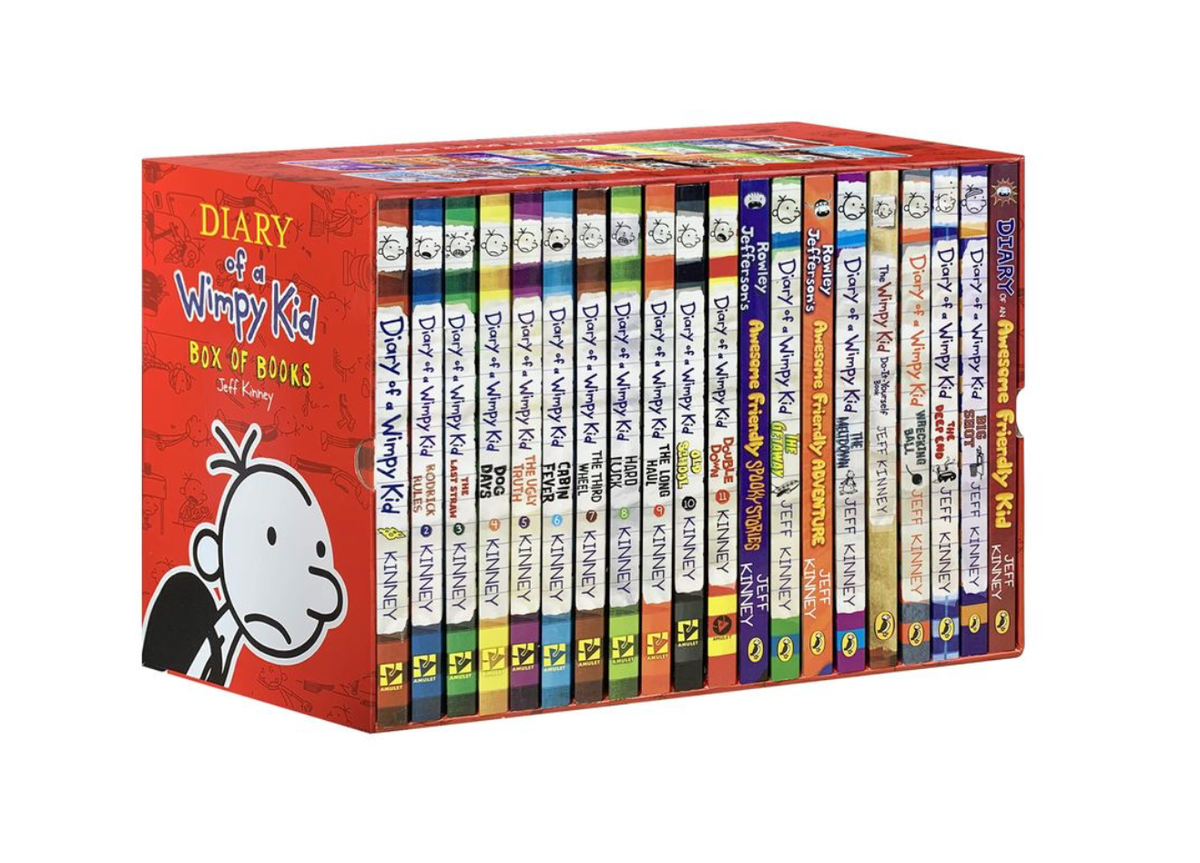 A Library of Diary of A Wimpy Kid 1-20 Boxed Set Paperback | eBay
