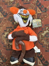 Homie Clowns "cereal Clown” Plush 14" Peek-a-Boo Toys Rare! Vintage w/tags