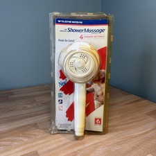 Teledyne Water Pik 1993 Original Shower Massage Showerhead 4 Settings SM-45WCL