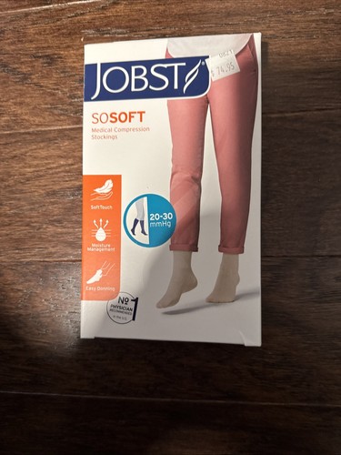 Jobst SoSoft Medical Compression Stockings B lack  , 20-30mmHg , Medim , Knee CT - Picture 1 of 4