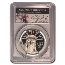 2012-W 1 oz Proof American Platinum Eagle PR-70 PCGS (Diehl) 2913.01 per troy oz
