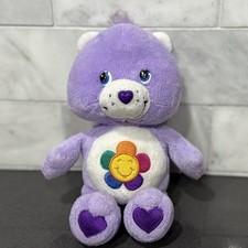 Care Bears Harmony Bear Stuffed Animal Purple Plushie 2000 s