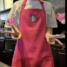 Nice Starbucks Classic LOGO Apron Employee Store Specialty Coffee Master Lace
