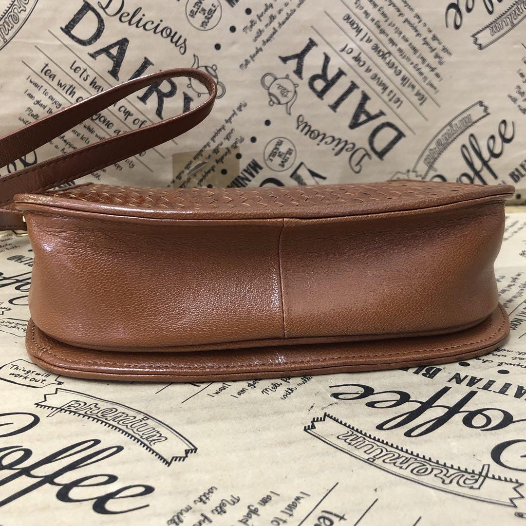 Borsa a tracolla Yves Saint Laurent YSL Cassandra pelle marrone autentica F07141210