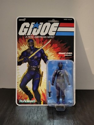 Snake Eyes Commando 2024 G.I. JOE SUPER 7 ReAction 3.75 NEW