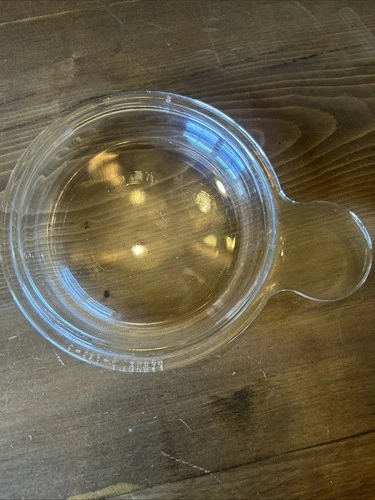 Pyrex P-150-C Clear Glass Grab It Bowl Cover Lid Tab-Handle Corning Ware Lid