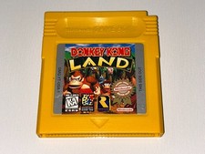 Donkey Kong Land 1 (Nintendo Game Boy, 1995) Authentic GB Cart + Clear Case EX