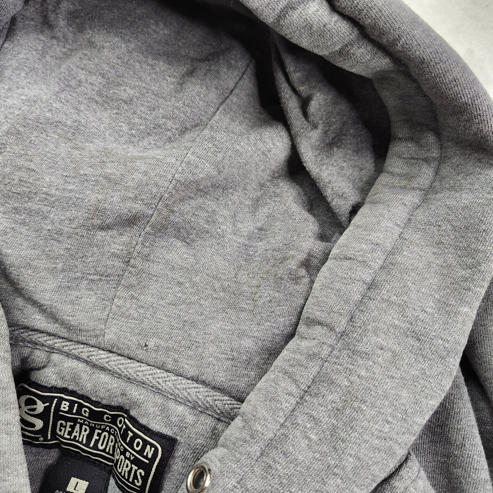 Vintage HARVARD University Hoodie Sweater Gray Adult Large 90s Gear For Sports image 6