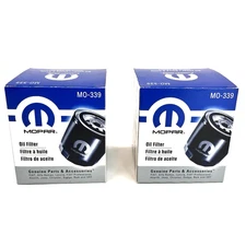 2 Pack Mopar 4892339BE Oil Filter MO-339 OEM 5005778 Chrysler Dodge Jeep Ram