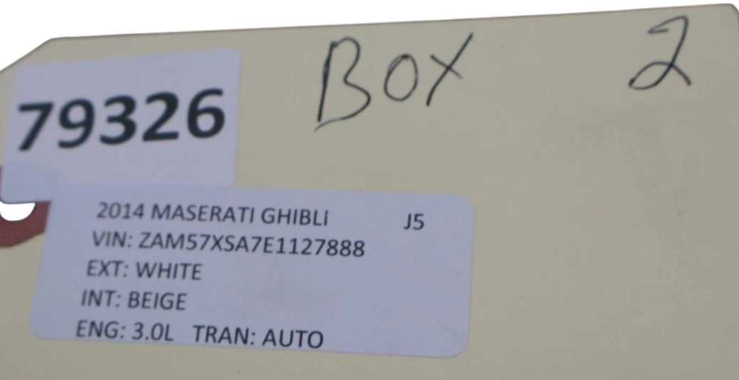 14-22 Maserati Ghibli Front Left Side Dash Board Storage Compartment Box OEM