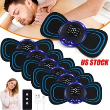 Massageador Elétrico de cuello Parche com Eletroterapia EMS masaje estimulador