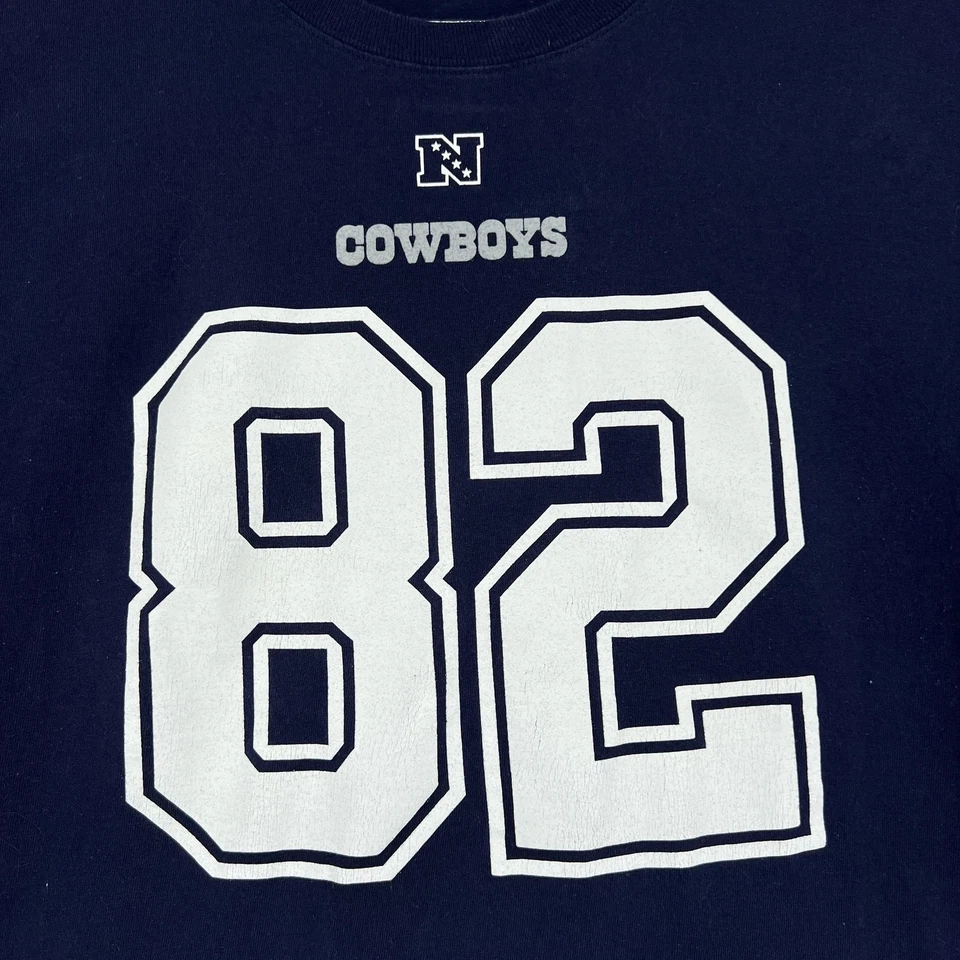 Dallas Cowboys Shirt Mens Large Blue NFL Football Jason Witten #82 Short Sleeve Foto 3 de 4