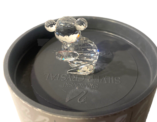 Swarovski Koala Bear Mini Right Facing Figurine In Box Silver Crystal 7673 030 - Picture 4 of 14