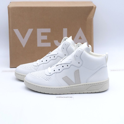 Veja Men's V-15 Leather  Sneaker VQ0201270B Extra White/Natural