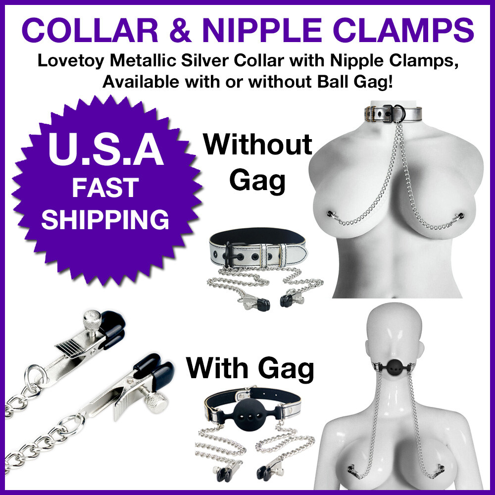 Lovetoy Ball Gag Nipple Clamps Breast BDSM Bondage Sex Toy Kinky Bedroom  Couple | eBay
