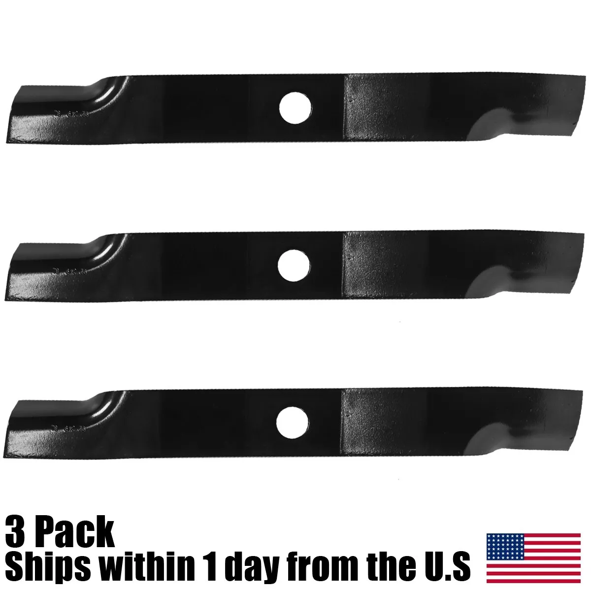 3PK Oregon Mower Blades for 60 Kubota Pro Decks ZD323 ZD326 Z725 92-049