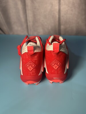 Under Armour Mens UA Highlight Hammer MC Football Cleats 3025085-100 Red White Under Armour Mens UA Highlight Hammer MC Football Cleats  main image 4