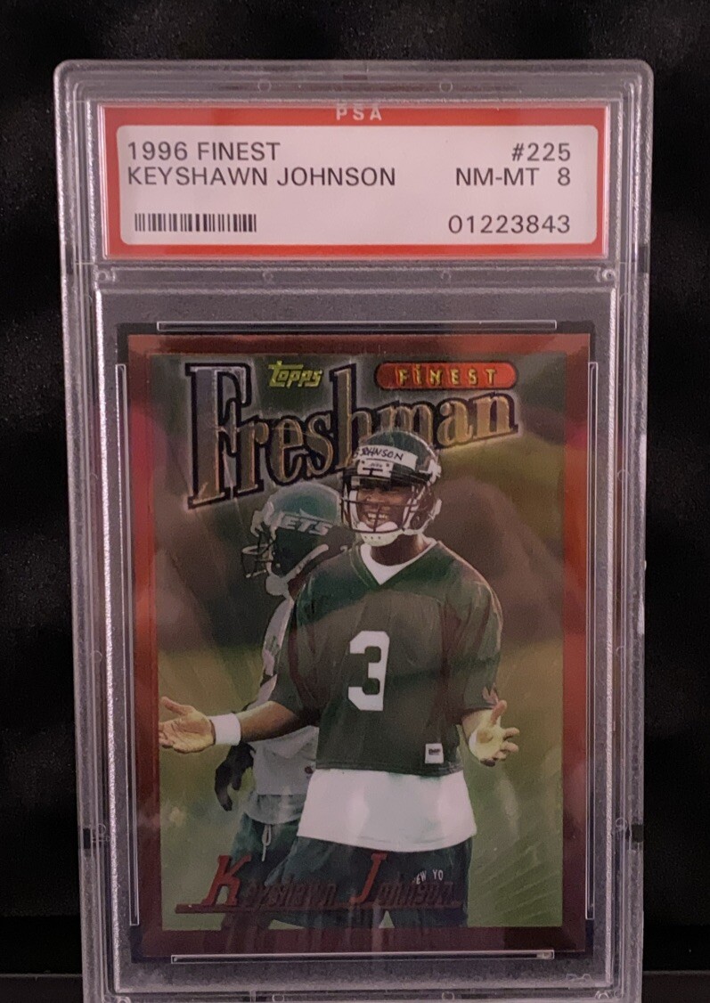 1996 Topps Finest - Refractor #225 Keyshawn Johnson (RC)