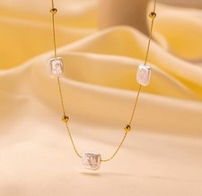 16in Womens Girls Stainless Steel Necklace