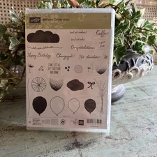 Stampin Up BALLOON CELEBRATION Stamp Set (New) 140675