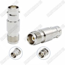 1x BNC Female Jack to TNC Jack Female Adapter RF Connector BNC-TNC Full Copper
