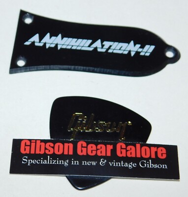 Epiphone Jeff Waters Truss Rod Cover Annihilation 2 Flying V Guitar Parts Custom