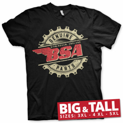 Lizenziert B. S. a.Motorcycles - Original Teile Big&tall 3XL, 4XL, 5XL T-Shirt