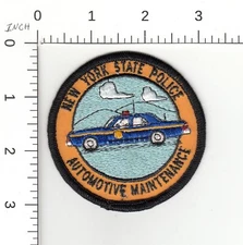 NEW YORK STATE POLICE (( AUTOMOTIVE MAINTENANCE )) (VINTAGE) COLLECTIBLE PATCH