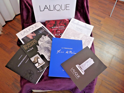 LALIQUE AUTOMOBIL SAMMLERBUCH + KATALOG Aktion BROSCHÜRE PAKETANGEBOT