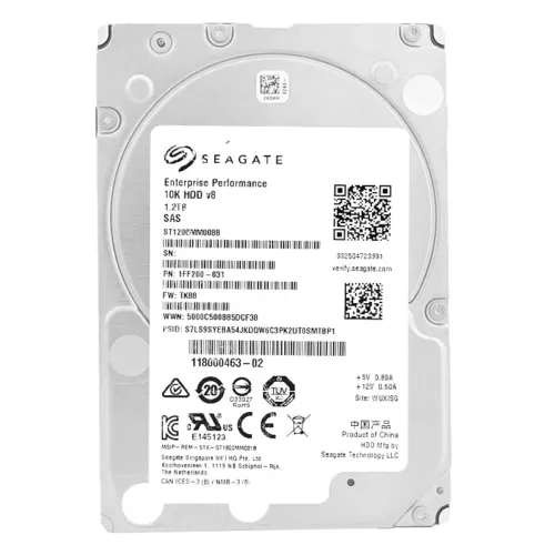 Seagate 1,2Tb ST1200MM0088 128Mb Cachette 10000Rpm SAS III 2,5 " Pouces