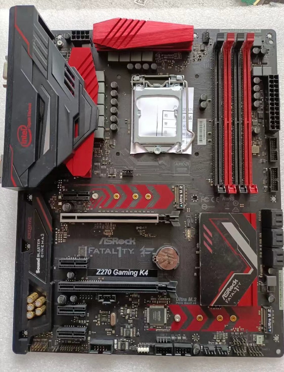 ASRock Fatal1ty Z270 Gaming K4 LGA1151 Desktop Motherboard Intel