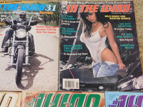 7 In the Wind Magazine 1987-1997 Collectible Old School Cycle Mags Motorcycles - 第 3/5 張圖片