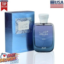 Free shipping-Rasasi Hawas Ice for Men Eau De Parfum Spray 3.4 Oz/100 Ml In USA