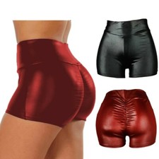 Women Butt Lifting Hot Pants Ruched Back Boxer Shorts High Waist Booty Shorts