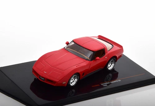 Chevrolet Corvette C3 1980 Red IXO CLC309N 1:43 Diecast Sports Car Model