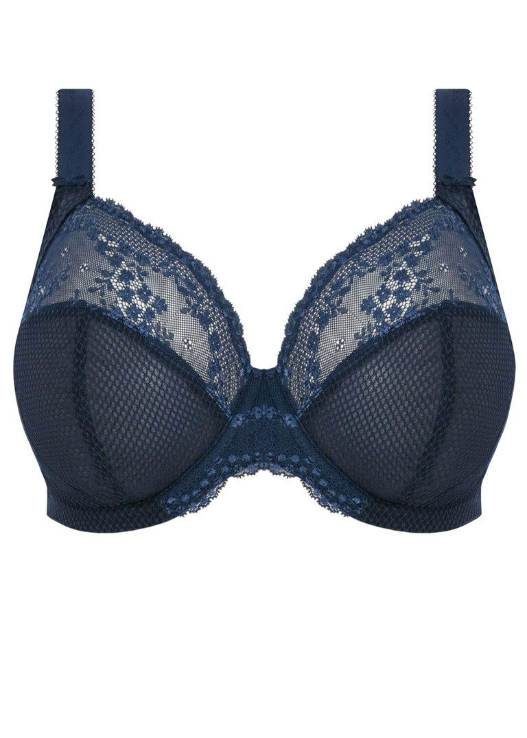 Elomi Plunge Bra Charley Navy SIZE 36J eBay