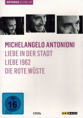 DVD-BOX NEU/OVP - Michelangelo Antonioni - Arthaus Close-Up - 3 Spielfilme