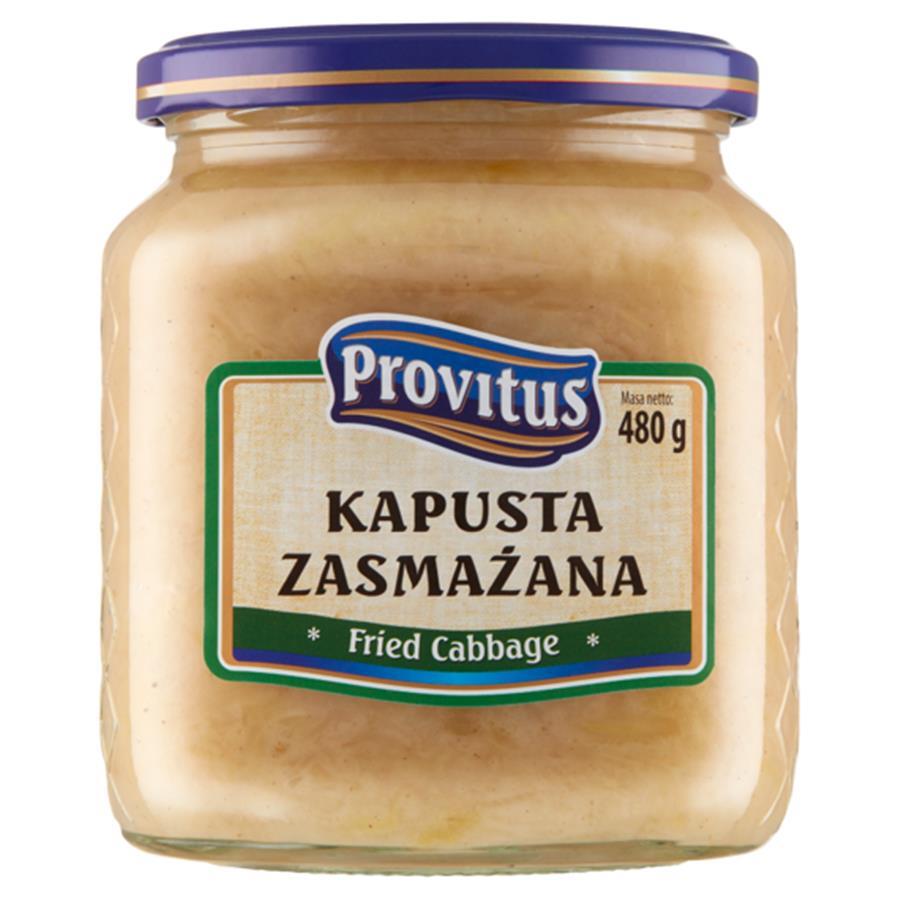 (7,27 EUR/kg) Sauerkraut ''Kapusta Zasmazana'' Gebraten 480g Provitus