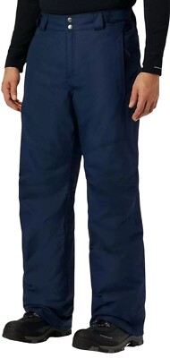 Columbia Men's Bugaboo II Omni-Tech Insulated Snow Pants Size 6X Regular Navy