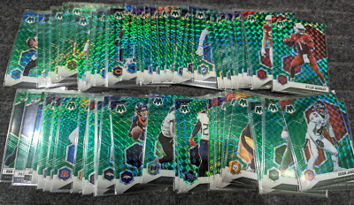 2021 Panini Mosaic Green Mosaic Prizms Vets/Rookies Base/Variations You Choose!