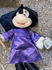 Disney Store Authentic Halloween Witch Mickey Plush B30
