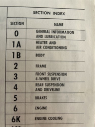 1968 Chevrolet Truck Chassis Service Manual - Picture 6 of 10