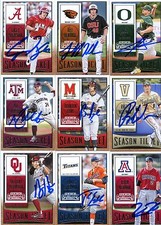 RHETT WISEMAN SIGNED 2015 PANINI CONTENDERS PROSPECT ROOKIE CARD AUTO